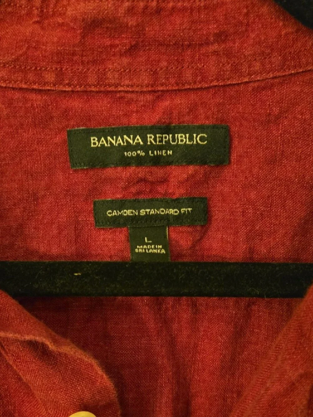 Banana Republic Men's Linen Short-Sleeve Button-Down